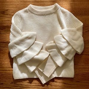 Club Monaco Asal Ruffle Sweater - XS